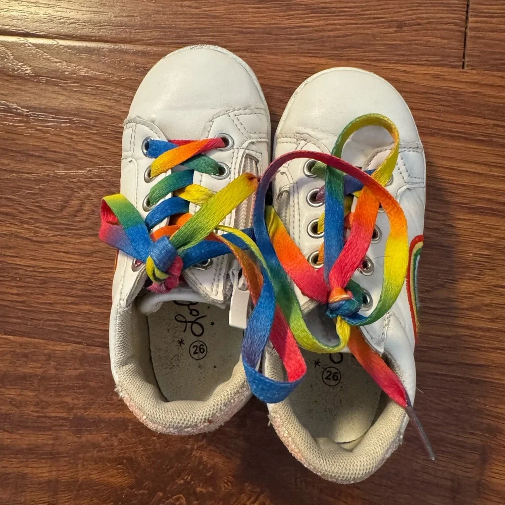GUC Lola and the Boys Rainbow Girl’s Sneakers size 9 (25C) - Picture 6 of 7